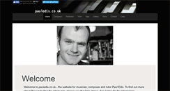 Desktop Screenshot of pauledis.co.uk